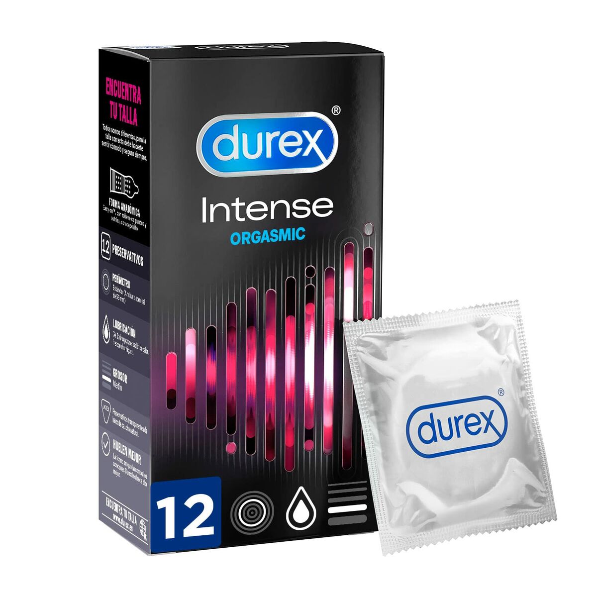 Kondomer Durex Intense Orgasmic 12st