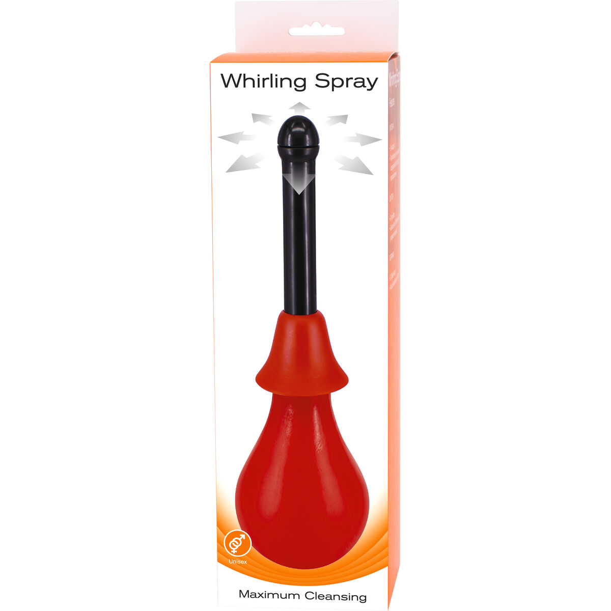 Anal Dusch Seven Creations Whirling Spray – Röd